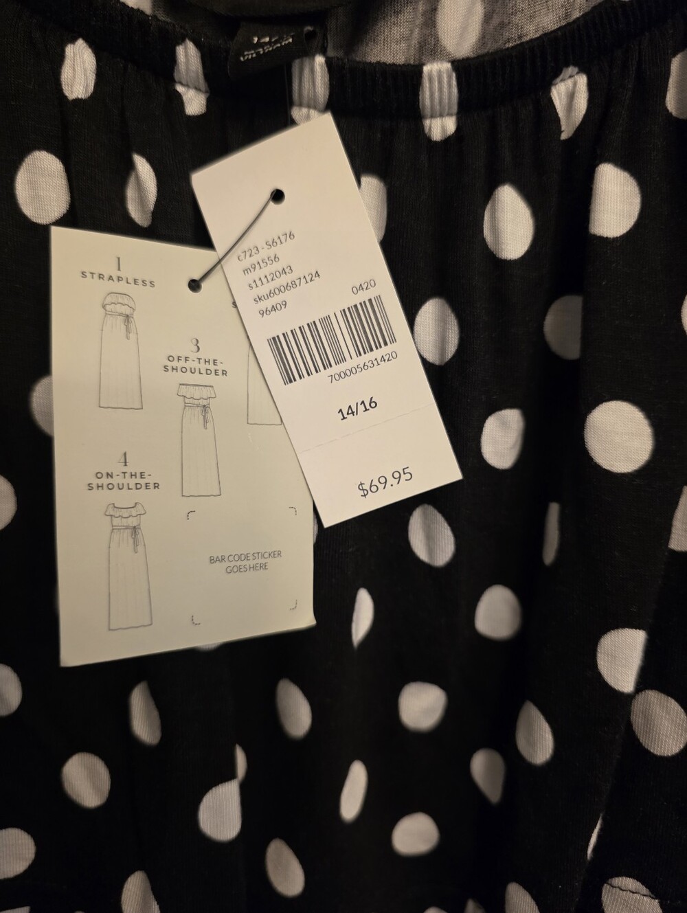 Lane Bryant Maxi Dress Size 14/16 NWT $70 - Picture 4 of 8